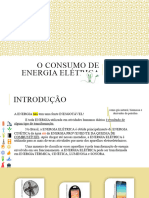 O Consumo de Energia Elétrica