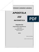 Apostila 3 Progressôes Geométricas