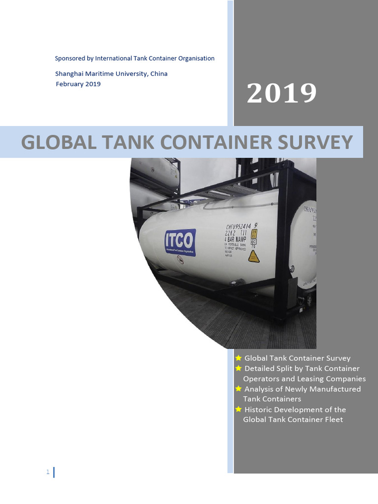ITCO 2019 Tank Container Production Report | PDF | Lease | Scrap