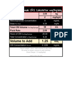 Metoclopramide Reglan Cri Calculator MG KG Day