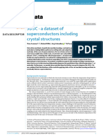 3DSC - A Dataset of Superconductors Including Crystal Structures