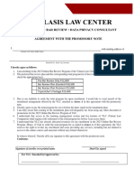 Agreement With The Promissory Note Format 2023 Jan To March 2