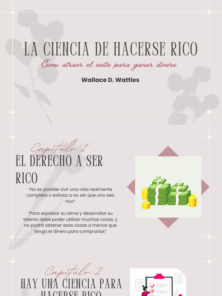 La Ciencia de Hacerse Rico | PDF
