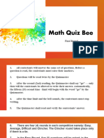 Math Quiz Bee 1 3