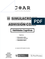 Segundo Simulacro Coar - Resuelto