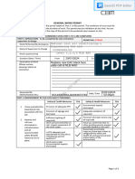 One Punggol - General Work Permit Form