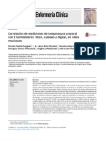 Correlacion de Mediciones de Temperatura