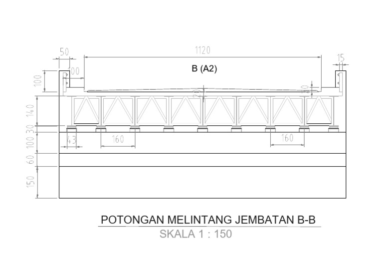 Contoh Potongan Melintang Jembatan 2 | PDF