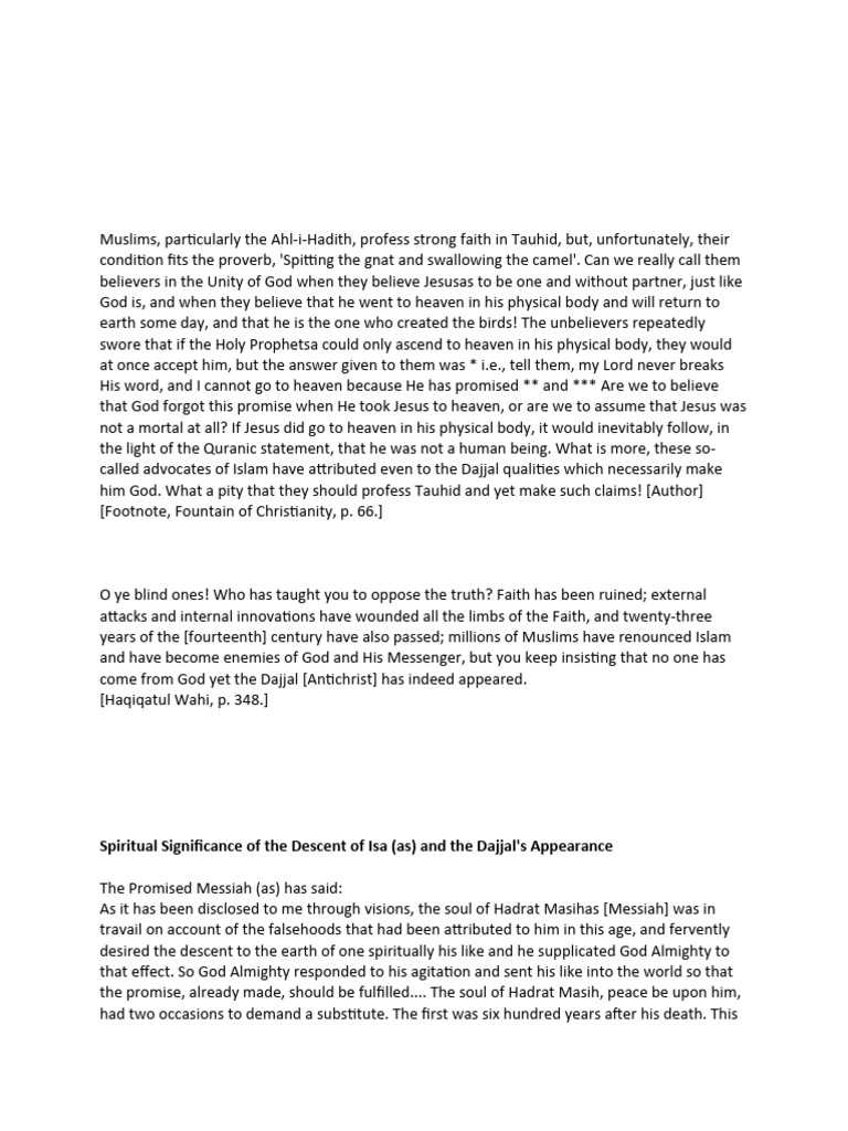 Dajjal and Gog and Magog PDF Jesus Jesus In Islam