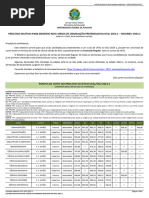 SISU/UFMG 2025: Notas de Corte por Curso | PDF | Engenharia