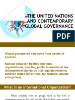 4 The United Nations and Contemporary Global Governance
