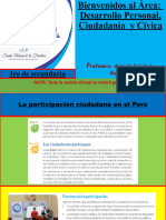 DPCC S3 Semana 03 La Participacion Ciudadana en El Peru