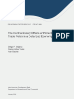 The Contractionary Effects of Protectionist Trade Policy in A Dollarized Economy