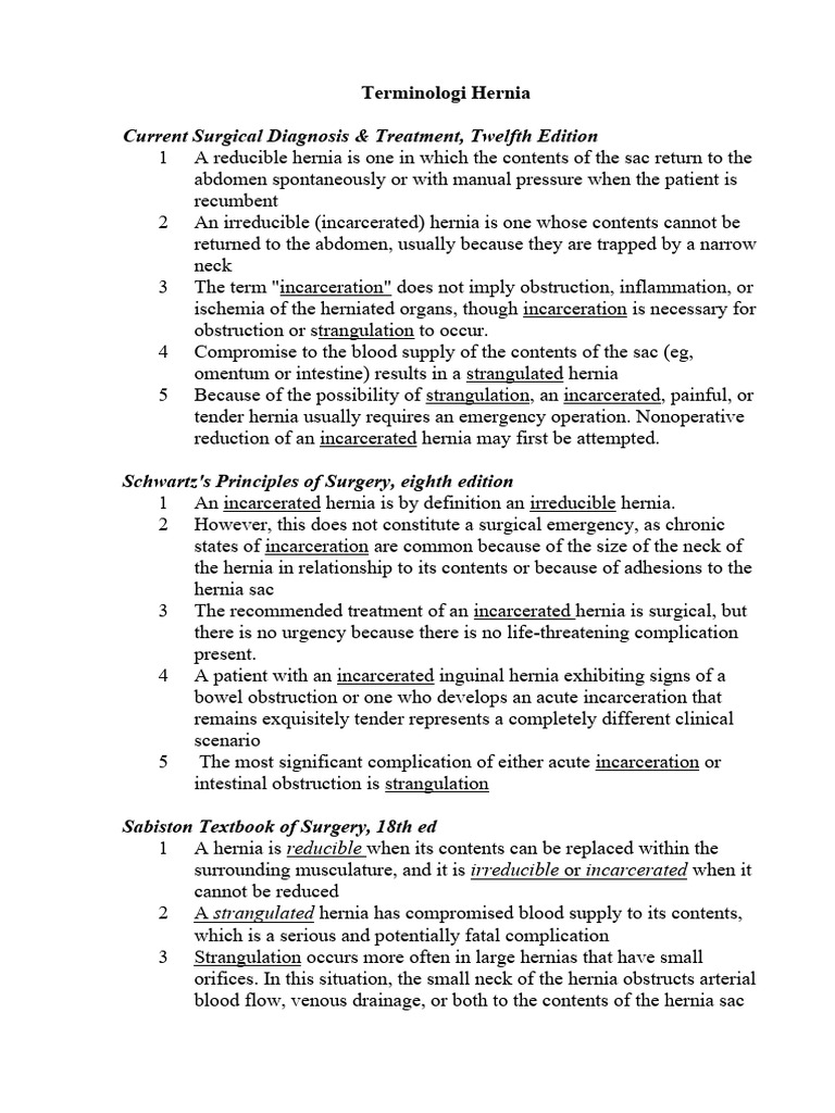 Hernia Pdf Ischemia Medical Specialties