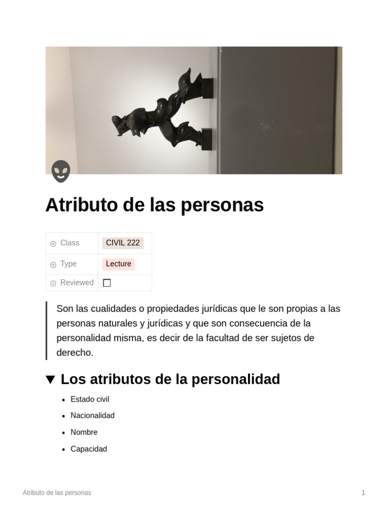 Atributo de Las Personas | PDF