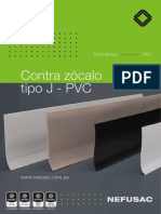 FT Contra-Zocalo Tipo J PVC Nefusac