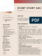 Kyawt Kyawt San CV Resume