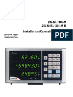 20i-M / 30i-M 20i-M B / 30i-M B Installation/Operation Manual