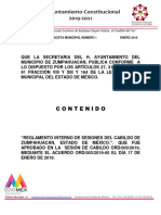 1 REGLAMENTO INTERNO DE SESIONES DEL CABILDO DE ZUMPAHUACAN ESTADO DE MEXICO PDF 2021 9 17 170426