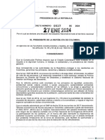 Decreto 0037 Del 27 de Enero de 2024