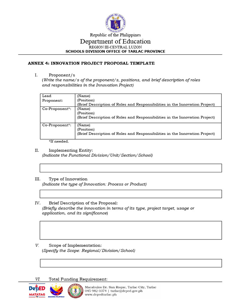 Updated-Innovation Template | PDF | Innovation | Evaluation