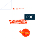 Acta de Acuerdo Participativo 2023 - 2024