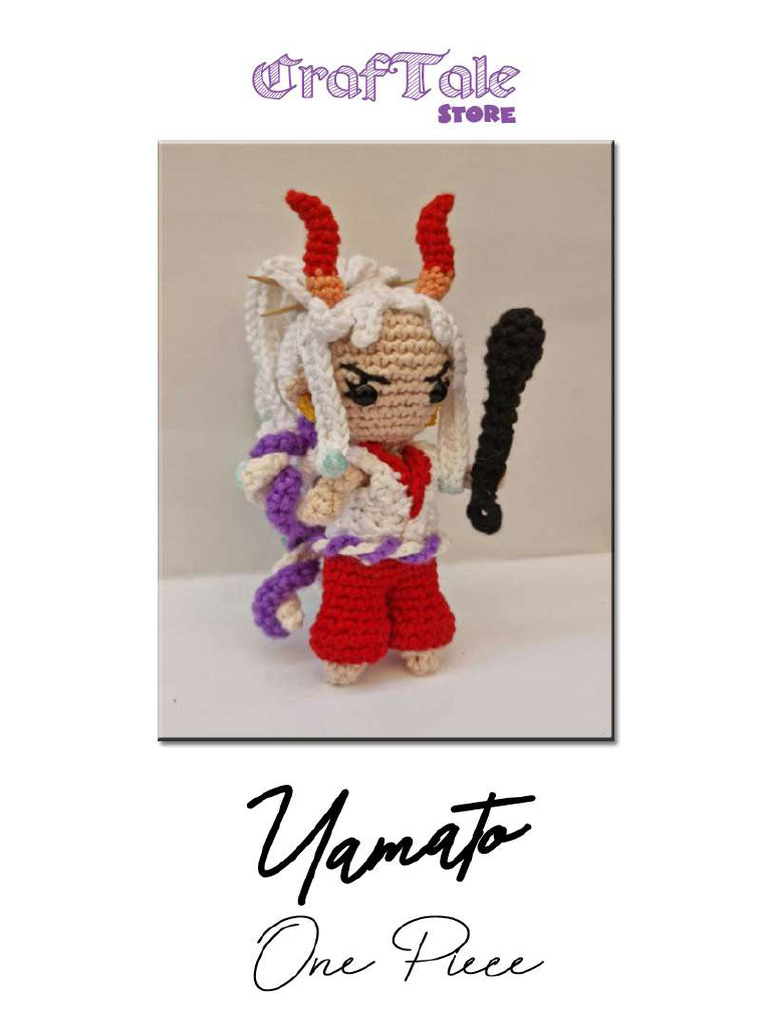 Crochet Yamato One Piece Doll PDF Pattern PDF