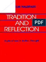 Tradition and Reflection Explorations in Indian Thought Wilhelm Halbfass Sunny