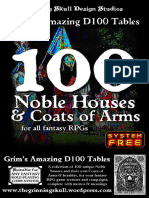100 Noble Houses & Coats of Arms For All Fantasy RPGs
