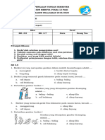 Soal PTS Pjok KLS 4