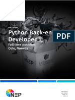 627284546ff95439119f5ebf - Python Back-End Developer