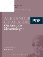 Alexander of Aphrodisias - On Aristotle Meteorology 4