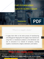 Role of Information Technology in Supply Chain