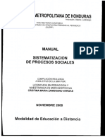 Manual de Sistematizacion de Procesos Sociales