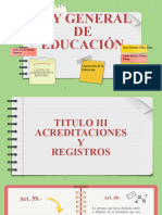 Legislación de La Educación