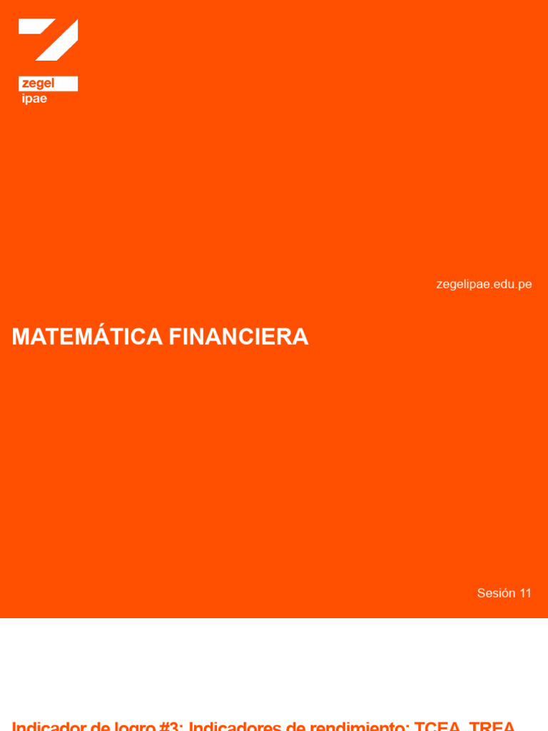 Matematica Financiera 11 | PDF | Crédito | Finanzas y dinero