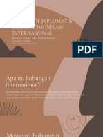 Perspektif Diplomatik Dalam Komunikasi Internasional