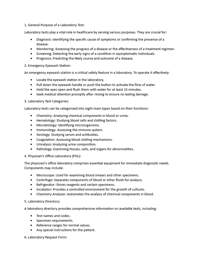 Laboratory | PDF
