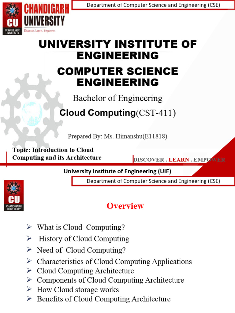 Introduction to Cloud Computing Architecture | PDF | Cloud Computing ...