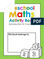 Maths Preschool Activity Book