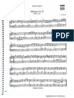 Minuet in G - BWV 114