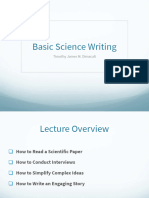 Science Writing NSPC 2021