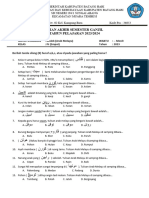 Ujian Akhir Semester Mulok Kls 4