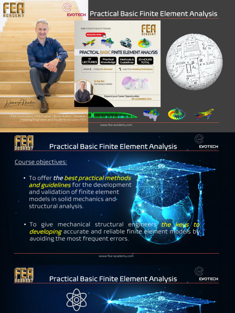 Practical Finite Element Analysis Course | PDF | Finite Element Method ...