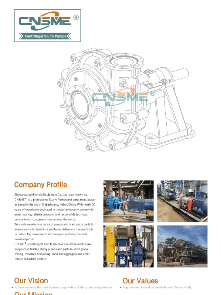 CNSME Pump Catalog 2023 -CNSME Pump,Slurry Pumps Specialist,Heavy Duty ...