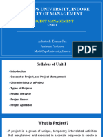 Project Management Unit-1 - New Syllabus