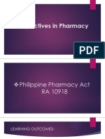 Philippin Pharmacy Act - RA 10918