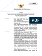 SK No 27 Tahun 2020 Tentang Perubahan Susunan Kepengurusan KPMD Desa Gedawung Masa Bhakti 2017-2022