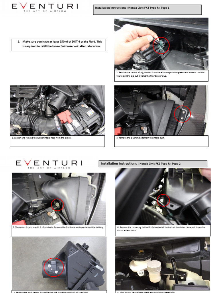 LHD FK2 Type R Installation Guide | PDF | Screw | Duct (Flow)