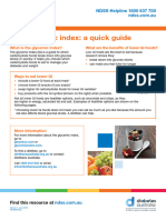 Quick Guide Glycemic Index